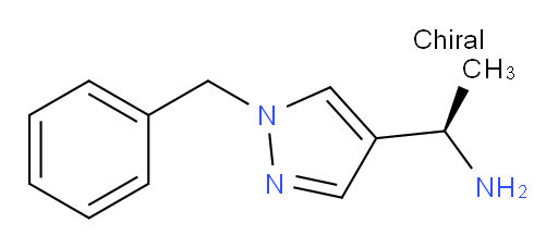 (1R)-1-(1-benzyl-1H-pyrazol-4-yl)ethan-1-amine