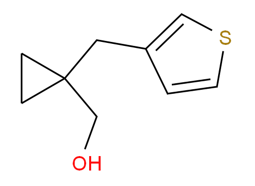 {1-[(thiophen-3-yl)methyl]cyclopropyl}methanol