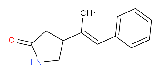 4-(1-phenylprop-1-en-2-yl)pyrrolidin-2-one