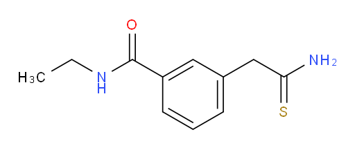 3-(carbamothioylmethyl)-N-ethylbenzamide