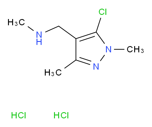 [(5-chloro-1,3-dimethyl-1H-pyrazol-4-yl)methyl](methyl)amine dihydrochloride