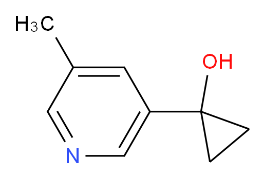 1-(5-methylpyridin-3-yl)cyclopropan-1-ol