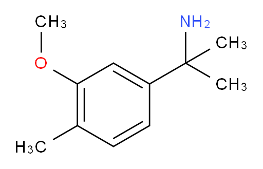 2-(3-methoxy-4-methylphenyl)propan-2-amine