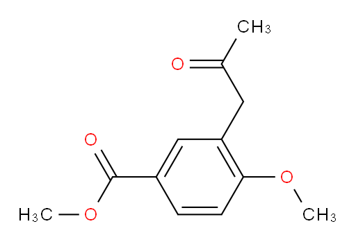 methyl 4-methoxy-3-(2-oxopropyl)benzoate
