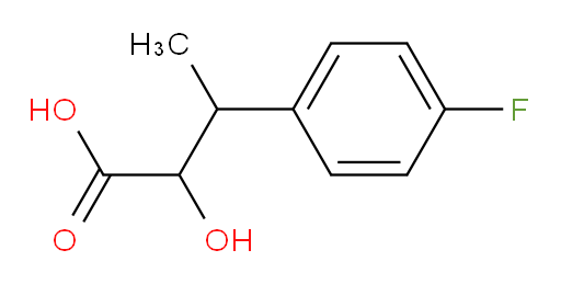 3-(4-fluorophenyl)-2-hydroxybutanoic acid