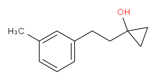 1-[2-(3-methylphenyl)ethyl]cyclopropan-1-ol