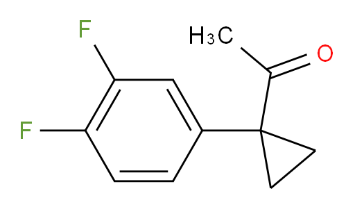 1-[1-(3,4-difluorophenyl)cyclopropyl]ethan-1-one