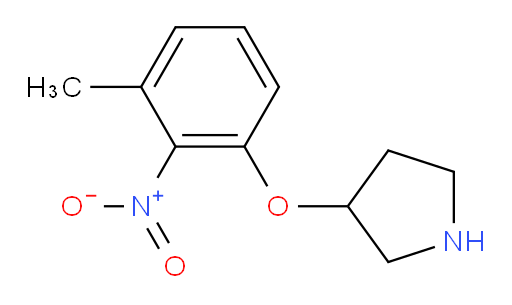 3-(3-methyl-2-nitrophenoxy)pyrrolidine