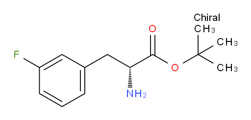 tert-butyl (2R)-2-amino-3-(3-fluorophenyl)propanoate