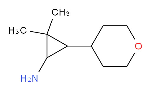 2,2-dimethyl-3-(oxan-4-yl)cyclopropan-1-amine