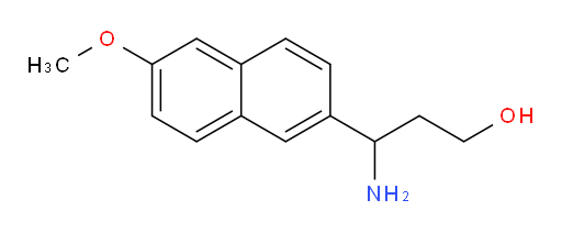 3-amino-3-(6-methoxynaphthalen-2-yl)propan-1-ol