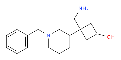 3-(aminomethyl)-3-(1-benzylpiperidin-3-yl)cyclobutan-1-ol
