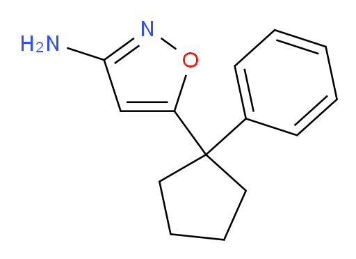 5-(1-phenylcyclopentyl)-1,2-oxazol-3-amine