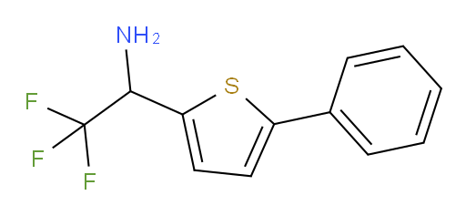 2,2,2-trifluoro-1-(5-phenylthiophen-2-yl)ethan-1-amine