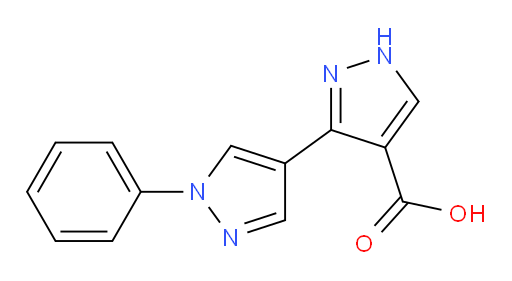 3-(1-phenyl-1H-pyrazol-4-yl)-1H-pyrazole-4-carboxylic acid