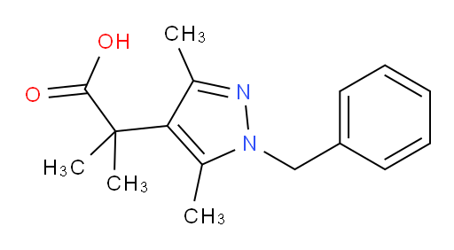 2-(1-benzyl-3,5-dimethyl-1H-pyrazol-4-yl)-2-methylpropanoic acid