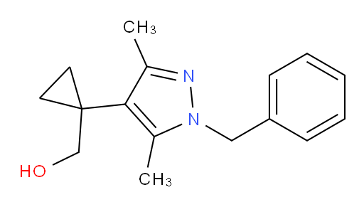[1-(1-benzyl-3,5-dimethyl-1H-pyrazol-4-yl)cyclopropyl]methanol