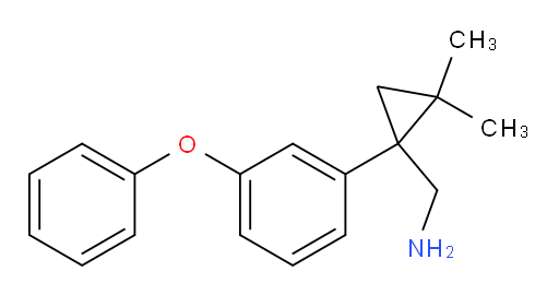 [2,2-dimethyl-1-(3-phenoxyphenyl)cyclopropyl]methanamine