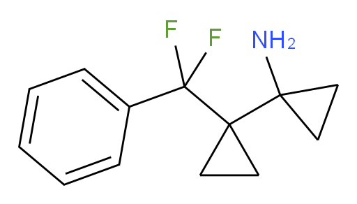 1-{1-[difluoro(phenyl)methyl]cyclopropyl}cyclopropan-1-amine