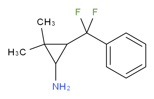 3-[difluoro(phenyl)methyl]-2,2-dimethylcyclopropan-1-amine