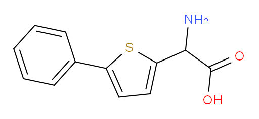 2-amino-2-(5-phenylthiophen-2-yl)acetic acid