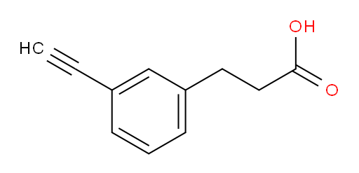 3-(3-ethynylphenyl)propanoic acid