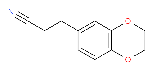 3-(2,3-dihydro-1,4-benzodioxin-6-yl)propanenitrile