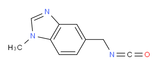 5-(isocyanatomethyl)-1-methyl-1H-1,3-benzodiazole