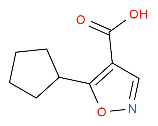 5-cyclopentyl-1,2-oxazole-4-carboxylic acid