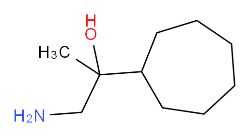 1-amino-2-cycloheptylpropan-2-ol