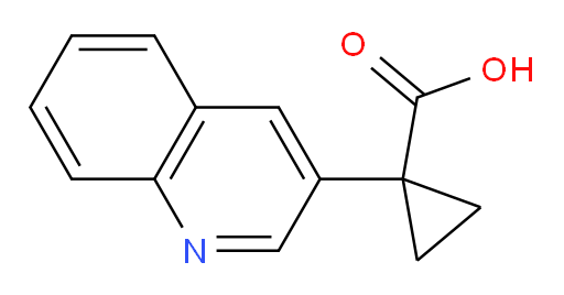 1-(quinolin-3-yl)cyclopropane-1-carboxylic acid