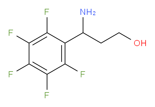 3-amino-3-(pentafluorophenyl)propan-1-ol