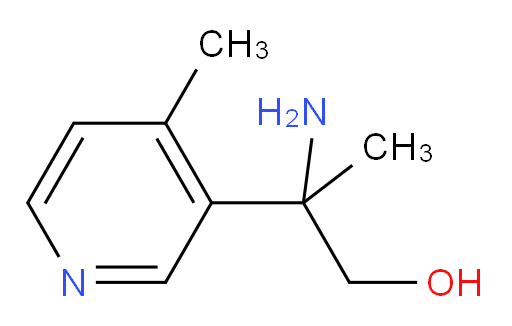 2-amino-2-(4-methylpyridin-3-yl)propan-1-ol