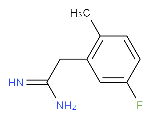 2-(5-fluoro-2-methylphenyl)ethanimidamide