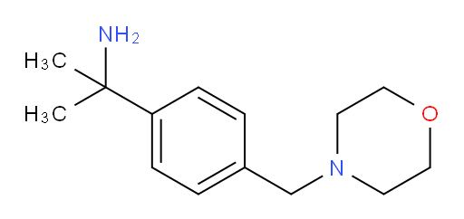 2-{4-[(morpholin-4-yl)methyl]phenyl}propan-2-amine