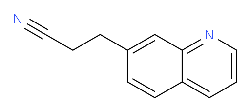 3-(quinolin-7-yl)propanenitrile