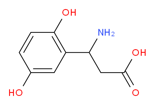3-amino-3-(2,5-dihydroxyphenyl)propanoic acid