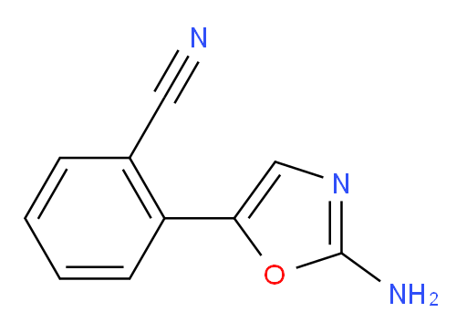 2-(2-amino-1,3-oxazol-5-yl)benzonitrile