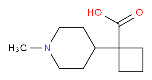 1-(1-methylpiperidin-4-yl)cyclobutane-1-carboxylic acid