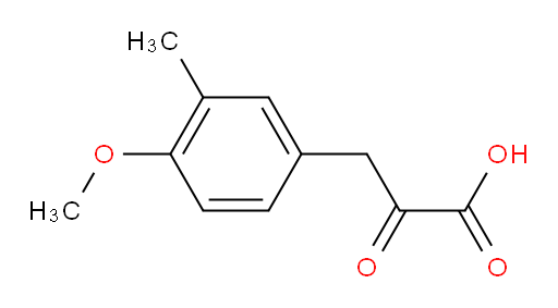 3-(4-methoxy-3-methylphenyl)-2-oxopropanoic acid