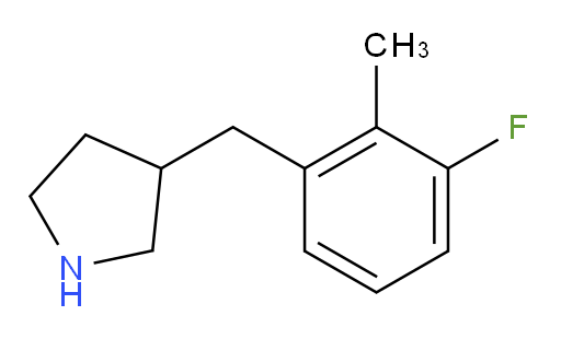 3-[(3-fluoro-2-methylphenyl)methyl]pyrrolidine