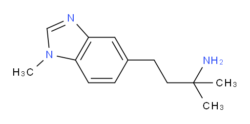 2-methyl-4-(1-methyl-1H-1,3-benzodiazol-5-yl)butan-2-amine