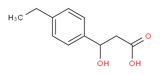 3-(4-ethylphenyl)-3-hydroxypropanoic acid