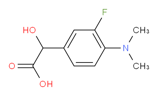 2-[4-(dimethylamino)-3-fluorophenyl]-2-hydroxyacetic acid