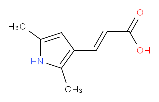3-(2,5-dimethyl-1H-pyrrol-3-yl)prop-2-enoic acid