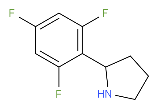 2-(2,4,6-trifluorophenyl)pyrrolidine
