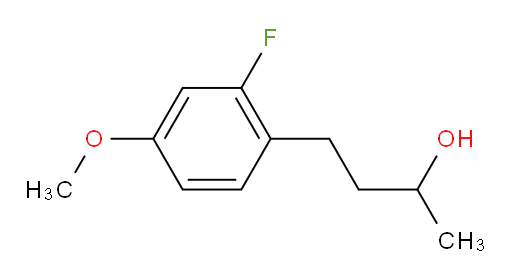 4-(2-fluoro-4-methoxyphenyl)butan-2-ol