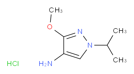 3-methoxy-1-(propan-2-yl)-1H-pyrazol-4-amine hydrochloride