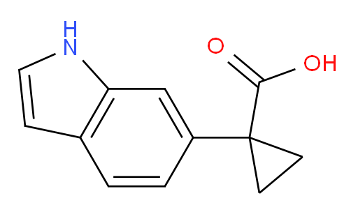 1-(1H-indol-6-yl)cyclopropane-1-carboxylic acid