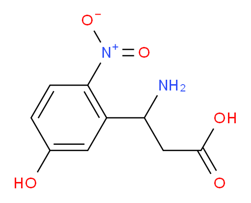 3-amino-3-(5-hydroxy-2-nitrophenyl)propanoic acid